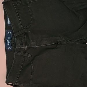 Distressed black Hollister jeans